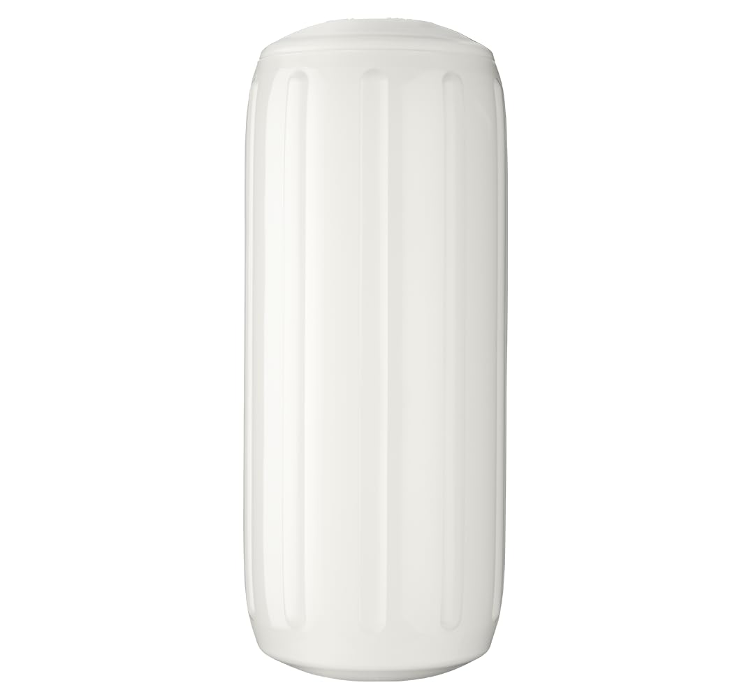 FENDER PARABOR 25X68 WHITE INFLATED - Pare-battage Gonflable Blanc Pour Bateau