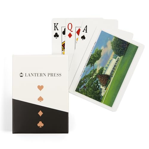 Lantern Press Lenox vista Tanglewood, 52 cartas poker