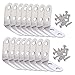SOLUSTRE 18 Sets Stainless Steel Corner Code Corner Brackets for Wood Shelf Corner Brace Angle Brackets Small Shelf Bracket Pots for Plants Bracket Wood Bracket L Bracket Fastener Triangle