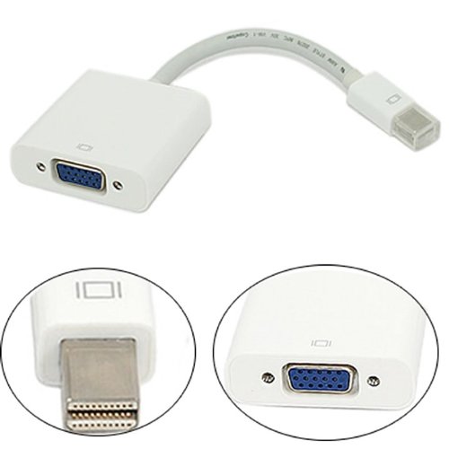 6 Feet Mini DisplayPort Male to VGA Male Cable for MacBook, MacBook Pro, MacBook Air or devices utilizing mini Displayport