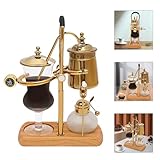 SuhoFutus Kaffeemaschine, Belgien Luxus Royal Familie Siphon Kaffeemaschine aus Hohe...