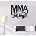 Etiqueta De La Pared Decoración Del Hogar 71Cm * 56Cm Deportes Real Hombre Decoración Pegatinas De Pared Mma Belt Fist Punch Fight Boxing Extreme Removable Vinyl Art Murales Calcomanías