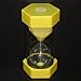 VStoy Security Fashion Hourglass Sand Timer … (Yellow 15 Minutes)