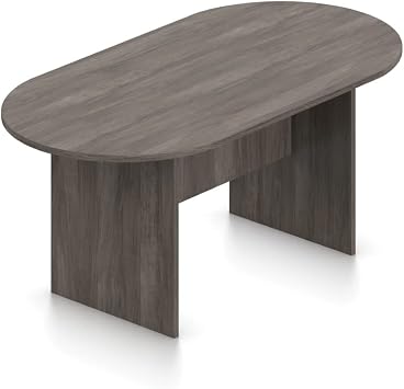 GOF 6FT, 8FT, 10FT Conference Table & Chair G11740 Set, Dark Cherry, Espresso, Artisan Grey, Mahogany, Walnut 6ft Table Only, Artisan Grey