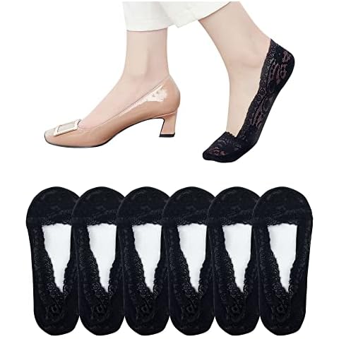 Fixseed Lace No Show Socks Cover