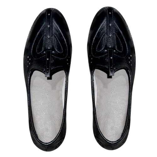 Divyanshu Men Stylish, Ethinic, Casual, Slip On Loafers Shoes, Black Patent, Black Juti Jutis, Mojaris, kolhapuris, Rajsthani Nagra Nagras, Punjabi Juttis, Kurta-Payjamas Juti Black-712 (Black2, 7) (B0CJQB1MK9) Amazon Price History, Amazon Price Tracker