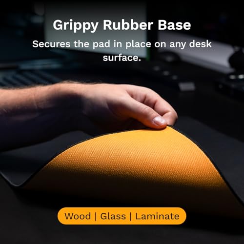 GLORIOUS Gaming Mouse Pad GMP 2 - XXXL - Spill-Proof Mouse Pad, Optimised for All Gaming Sensors, Balanced Surface for Speed & Control, Durable Anti-fray Edges - 1220mm x 610mm x 3mm - 3XL Desk Mat