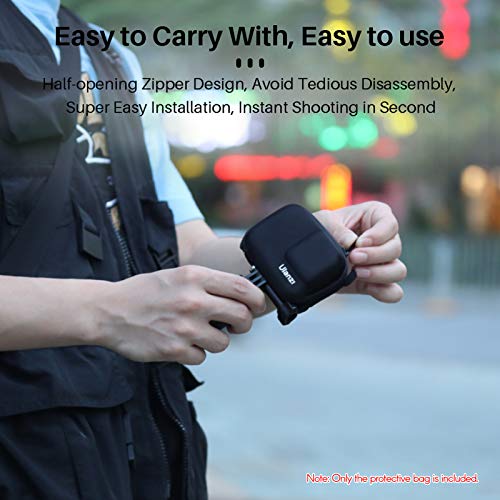 Sunbaca Bolsa Protetora Semi-aberta Bolsa de Armazenamento Substituição Hard Shell para GoPro Hero 9