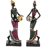 Figurine africaine salon : simplicité et , cette figurine peut être utilisée comme décoration intérieure, vous pouvez ajouter des éléments d'inspiration dans n'importe quel espace, sculpture africaine pour la décoration