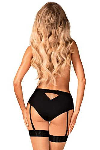 Culotte avec porte-jarretelles Editya Obsessive pour lingerie sexy