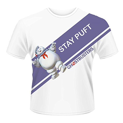 T-shirt Ghostbusters homme Stay Puft anti-déformation en coton doux confortable