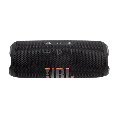 Image of JBL FLIP 7 Waterproof Portable Speaker Bundle with gSport Carbon Fiber Case (Black)