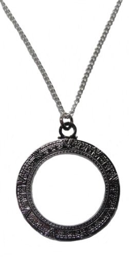 Main Street 24/7 Stargate Atlantis Silver Antique Finish Necklace