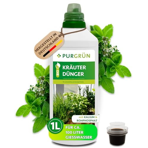 Purgrün® Bio-Kräuterdünger 1 Liter – Für ein intensives...