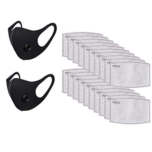 Oyedens Adults Kids Anti Smoke Dust Air Purifying PM2.5 Face Bandanas Carbon Filtration