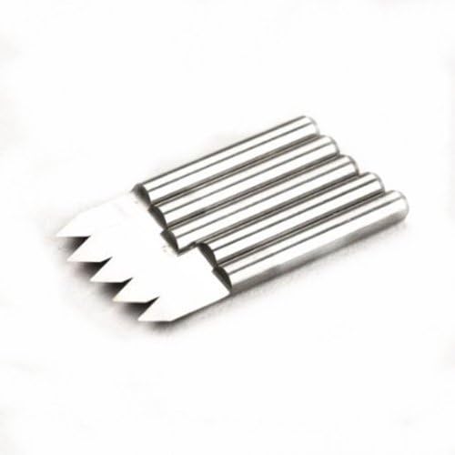 Autek 5 x Engraving Bits CNC PCB Carbide Milling Cutter Tool 60° 0.2 mm