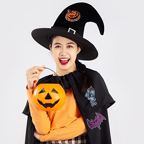 Gygyl 16Pcs Halloween Embroidered Patches, Halloween Theme Iron On Patch, Diy Sew Applique Repair Patch, Sew On/Iron On Patch For Jackets, Jeans, Pants,Backpacks, Clothes #TOP5