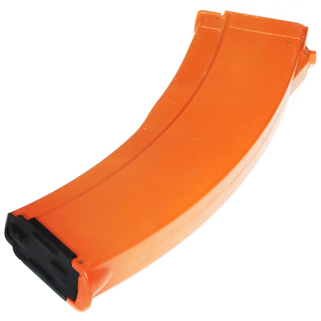 Airsoft Softair CYMA RPK74 800rd Flash Mag Hi-Cap Magazin für AK Serie AEG Orange Braun