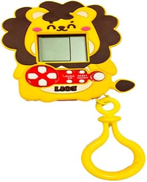 Pendant Keychain Retro Classic Game Console Playable Electronic Miniature Handheld Mini Game Machine with Keychain Ring Gift E6