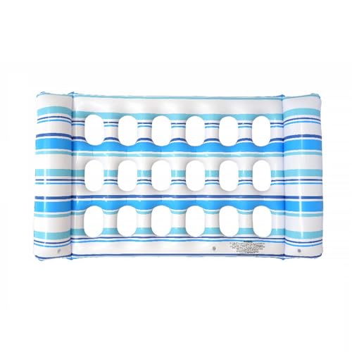 Pool Floats - Inflatable Float Lounger Headrest, Sunbathing Floating Raft Chair, Ergonomic Water Recliner, Portable Summer Water