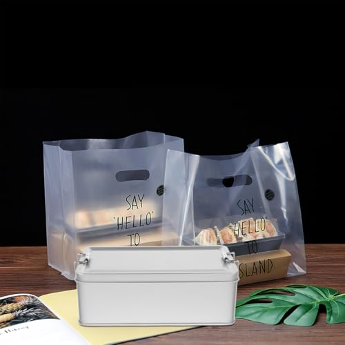 Boîte en métal hermétique rectangulaire pour éviter les biscuits mous