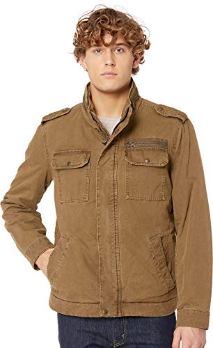 Image of LEVI'S Men's Washed Cotton Military Jacket (Regular & Big & Tall Sizes)