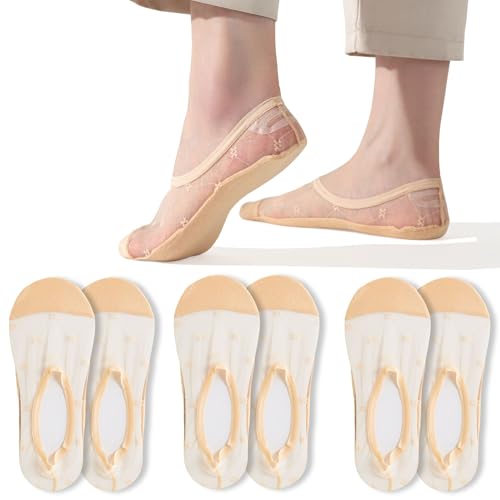 Image of Soxbang Ultra Thin Liner Socks Seamless 5-11.5US,No Show Socks for Women Lightweight Flat Boat Line Cotton Footies