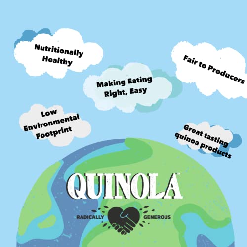 Quinola Organic Quinoa White, Healthy Rice Alternative Grain, High In Protein, Source of Fibre, Vegan & Gluten Free Superfood (5kg Bag)