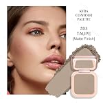 KYDA Face Sculpting Contour Palette, Smooth Matte Contour Pressed Powder, Ultra-fine Lightweight, Easy to Blend, Multiuse Baked Contour Makeup-TAUPE - Image 2