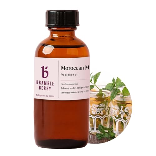 Image of Bramble Berry Moroccan Mint Cool Tea & Light Spice Scent for Soap Making, Candles, Lotion, Bath Bombs & Perfume | Skin Safe, Vegan, Paraben & Phthalate Free, DIY Craft Essential