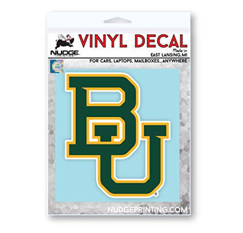 Image of Collegiate NCAA Car Decal Made from Premium Weatherproof Vinyl (Baylor University)