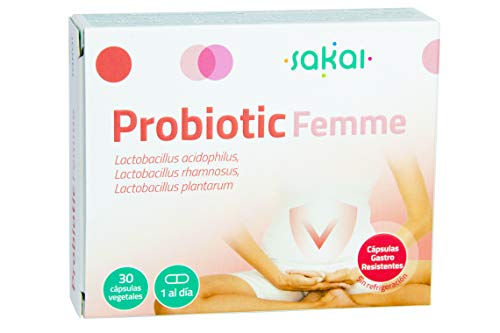Sakai –Probiotic Femme – Combate Y Previene Los Desequilibrios En La Zona Íntima - Protege Tu Flora Íntima – Reduce La Inflamación –Synbalance Gynelle®