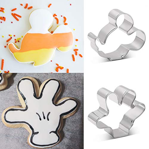Cookie Cutter For Kids - Sandwich Cartoon Of Mickey Mouse Cookie Cutter Shaped Biscuit Mould For Diy Cake Craft Bakeware Decoration Stainless Steel Cutter Set 5 Pcs #TOP4