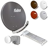 Fuba DAA 850 HD Sat Anlage für 16 Teilnehmer (FMS 516)  Sat Anlage mit Fuba DAA 850 in Ihrer Wunschfarbe plus Fuba DEK 406 Quattro LNB plus Fuba FMS 516