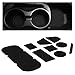 CupHolderHero for Subaru BRZ, Toyota 86, and Scion FR-S 2012-2020 Custom Liner Accessories - Premium Cup Holder and Center Console Inserts 9-pc Set (Solid Black)
