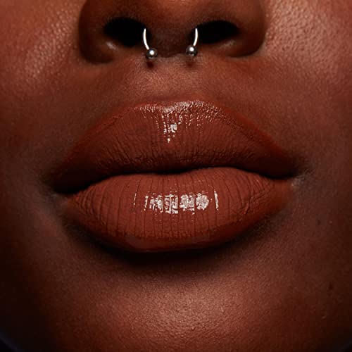 NYX Professional Makeup Brillant à Lèvres Shine Loud, Intensément Pigmenté, Double Embout Rouge à Lèvres et Gloss, Brillance Longue Tenue, Sans Transfert, Teinte : Total Baller (30)