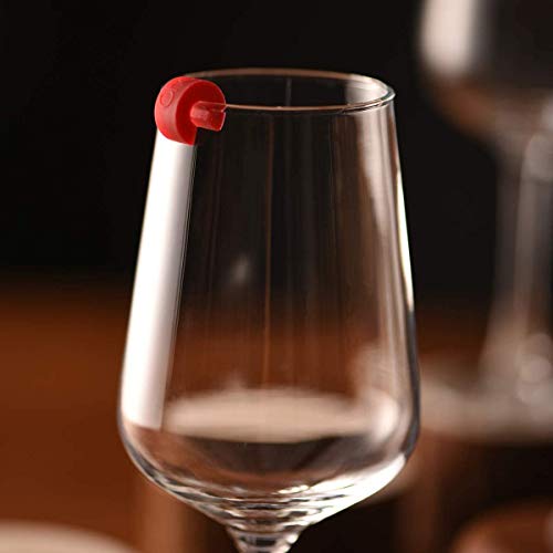 Marcadores de cristal para copa de vino: evita confusiones de copas de forma fácil 4