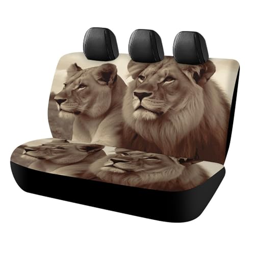 Housse de siege arriere pour chien lionne durable et antiderapante pour grande voiture
