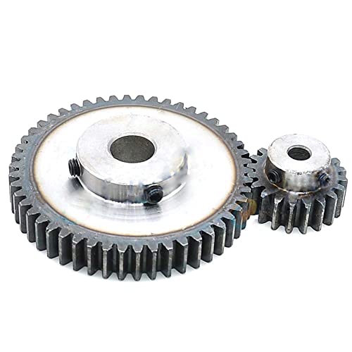 1.5 Mod 60Teeth Spur Gear With Step Bore 12Mm 1.5M60T 45# Steel Motor Gear With Set Screws For Mechanic Toy Diy (1.5 Mod 60T; Bore: 12Mm) #TOP3