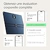 Withings Body Comp - Balance connéctée avec analyse corporelle, Wi-Fi & Bluetooth avec écran couleur, Balance digitale avec précision de la graisse viscérale, du cœur