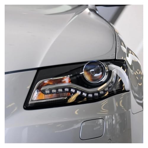 Coque phare avant gauche anti-jaunissement pour A4 B8 2009-2012