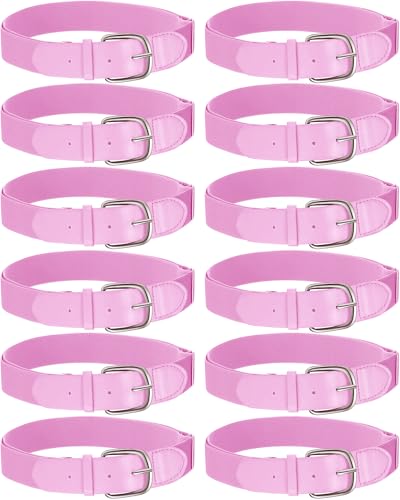 Image of Hercicy 12 Pcs Baseball Belts Softball Belts Bulk for Adult and Youth Adjustable