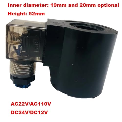 Bobine d'électrovanne hydraulique 19mm pour résoudre les pertes de pression en DC 12V - 3