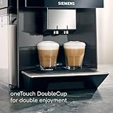 SIEMENS EQ900 Plus Fully Automatic Bean to Cup Coffee Machine, 6.8" Touch Screen Display, Auto Descaling/Cleaning, dual bean containers, baristaMode, beanIdent System, Home Connect, TQ907GZ3 - Image 9