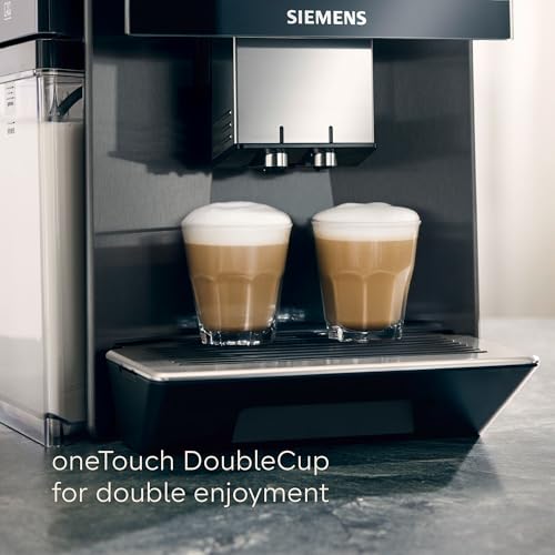 SIEMENS TQ907GZ3 EQ900 plus, Fully Automatic Bean to Cup Coffee Machine with automatic cleaning and descaling function, dualBean System, beanIdent System, Home Connect App, Stainless Steel - 9
