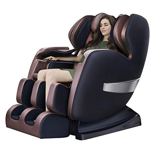 Massage Chair By OOTORI, Deluxe S-Track Recliner with 3D Robot Hand, Zero Gravity Full Body Air Massage, With Stretch Heating Vibrating Function (style-1)