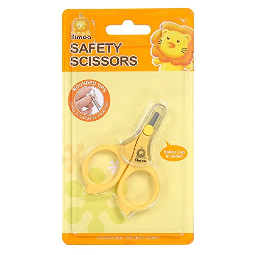 Simba Baby Safety Nail Scissors, Yellow #TOP1