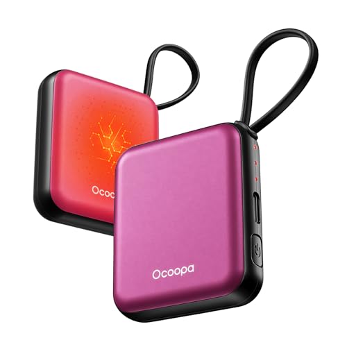 OCOOPA Calentador de Manos Recargable 2 Unidades, Eléctrico USB Calienta Manos Reutilizables 4000mAh, 3 Niveles hasta 52°C, Regalo Útil Navidad, Ideal para Esquiar, Viajar y Aire Libre, UT5 Nano OCOOPA Calentador de Manos Recargable 2 Unidades, Eléctrico USB Calienta Manos Reutilizables 4000mAh, 3 Niveles hasta 52°C, Regalo Útil Navidad, Ideal para Esquiar, Viajar y Aire Libre, UT5 Nano