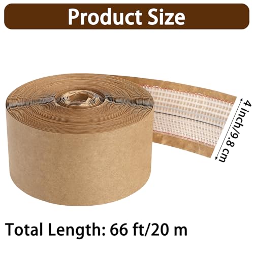 Image of Fasmov Carpet Joining Tape, 4 Inches x 66 ft Carpet Seam Tape, Heat Bond Seaming, Strong Adhesion, DIY Tape for Hardwood Floors, mats, Wall Hanging, Safe