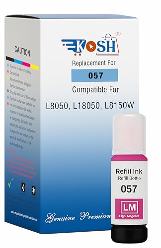 Image of KOSH 057 Refill Ink Suitable for L8050, L18050, L8150W Printers (1, Light Magenta)